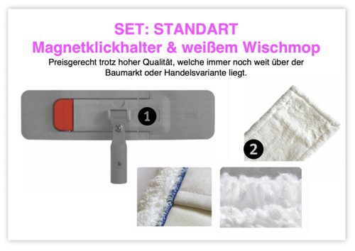 Standard Klickhalter & Wischmop